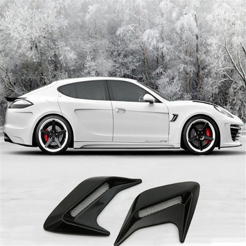 2pcs ABS Plastic Car Side Vent Air Flow Fender Intake Sticker Shark Gills  Side Vent Sticker Car Simulation Side Vents Decorative - Price history &  Review