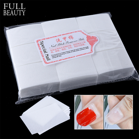 1 pack Gel Polish Remover Pad Nail Wipes Cleaning Lint Free Paper Pad Soak off Remover Manicure Cotton Napkins Wrap Tool CH957-1 ► Photo 1/6