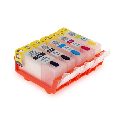 5 Colors PGI-125 CLI-126 Refillable Ink Cartridges For Canon Pixma IP4810 IX6510 MG5210 MG6110 Printers Cartridge With ARC Chips ► Photo 1/6