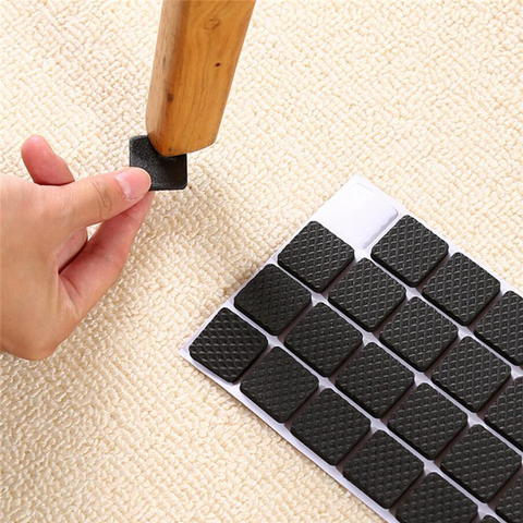 Adhesive Rubber Anti-Skid Scratch DIY Resistant Furniture Feet Floor Protector Pads Table Legs Stools Chairs Mats ► Photo 1/6