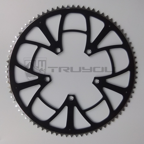 TRUYOU BMX Chainring Folding Bikes Parts 130 BCD 68T 70T 75T 80T 85T 90T 120T Bike Aluminum Alloy CNC Bicycle Chainwheel ► Photo 1/6