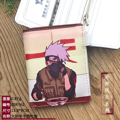 Anime Naruto Hatake Kakashi Short Card Holder Wallet Zip Purse With Button Price History Review Aliexpress Seller Ccpro Alitools Io