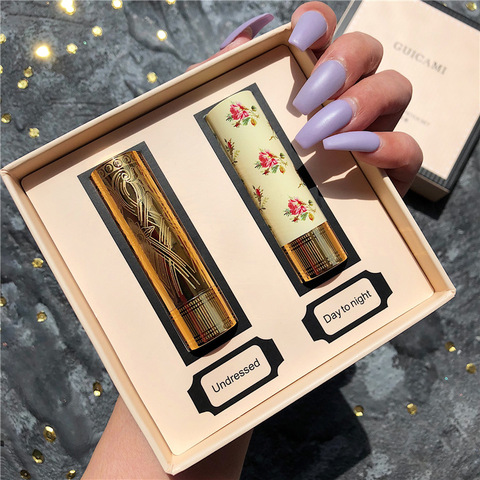 GUICAMI Lipstick Matte Full Professional Make Up Beauty Lips Stick Waterproof 10 Colors Cosmetics Matte Lipsticks Set Makeup ► Photo 1/5