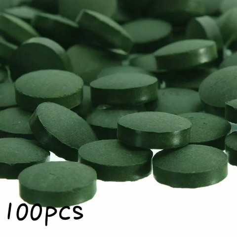 100pcs Spirulina Tablets Enrichment Favorite Pet Food   fish crystal red shrimp pet food ► Photo 1/3