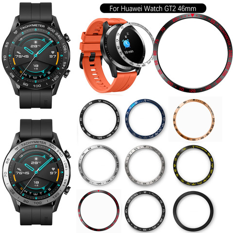 Bezel Ring For Huawei Watch GT2 46MM steel For Samsung Galaxy Watch 46MM/ Gear S3 Frontier Classic Accessorie Anti Scratch cover ► Photo 1/5