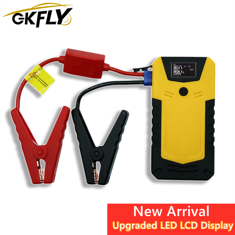 GKFLY High Power Jump Starter Mini Power Bank Start Up For Car Charger Upgraded LED LCD Display Auto Buster New Arrival ► Photo 1/6