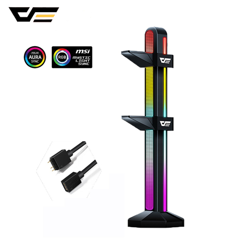 darkflash Graphics Cards Bracket 5V/3PIN ARGB VGA Holder Height adjustable Jack vga Bracket PC Case Video Card GPU Holder ► Photo 1/6