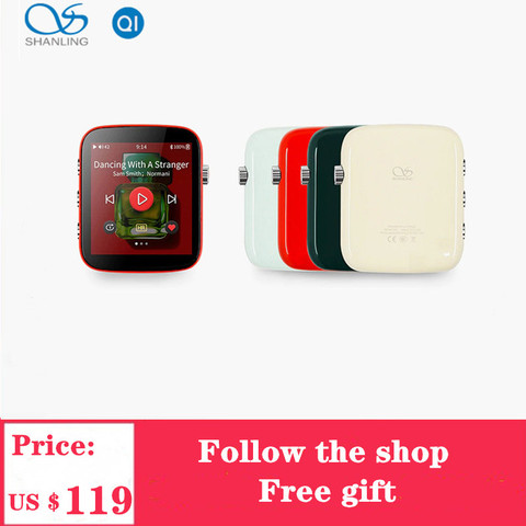 New Shanling Q1 Player Bluetooth Portable HiFi Audio DAC/AMP Two-way Music Player MP3 Support DSD128 PCM32bit/384kHz LDAC/aptX ► Photo 1/6