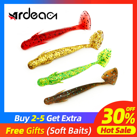 ARDEA Soft Silicone Fishing lure Worm Bait leurre souple Wild Stick Tackle Carp bass Pesca Lures Trout winter fishing bait ► Photo 1/6