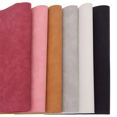 Lychee Life 21x29cm A4 Faux Suede PU Leather Fabric For Garment Waterproof Synthetic Leather Fabric DIY Sewing Material ► Photo 1/6