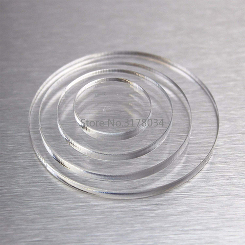 3mm Clear Extruded Circle Acrylic Discs Plexiglass Sheet For picture frames Round Cake Disks Holders DIY Craft Bake Goods Tool ► Photo 1/4