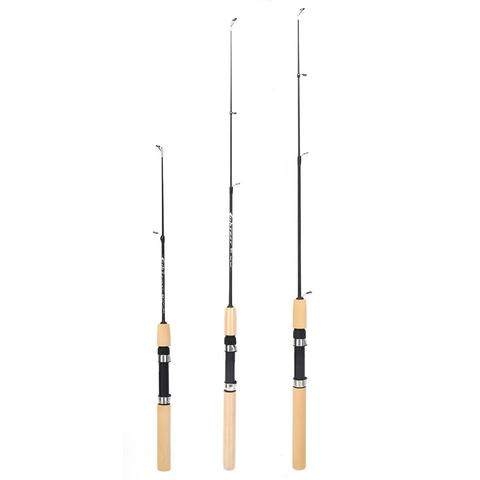 60 80 100CM Mini Telescopic Ice Fishing Rod Portable Carbon Fiber River Shrimp Carp Fishing Pole Winter Fishing Rod Tackle Pesca ► Photo 1/6