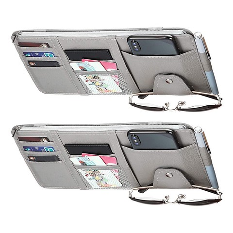 Car Styling Visor Organizer Auto Sun Visor Storage Pouch Car Organizer Sunglasses Holder Card Organizer Ticket Pocket Pen Holder ► Photo 1/6