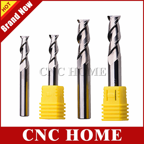 1pc HRC55 2 flutes end mill by Aluminum 1mm to 20mm CNC Router Bits Tungsten Steel Carbide Milling Cutter AL Endmills ► Photo 1/5