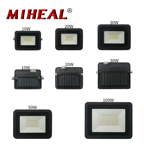 110V/220V LED Industrial Lighting 10W 20W 30W 50W 100W LED Flood Light IP68 Outdoor Wall Lamp Factory Workshop Work Light ► Photo 1/6