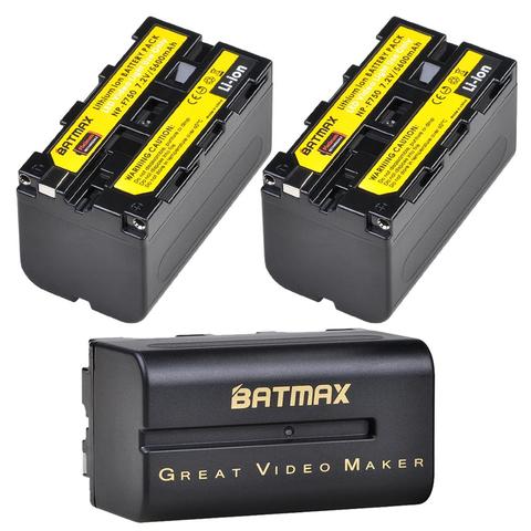 Batmax NP-F750 NP-F770 NPF750 Li-ion Battery for Yongnuo Godox LED Video Light YN300Air II YN300 III YN600 Air L132T L116T ► Photo 1/6