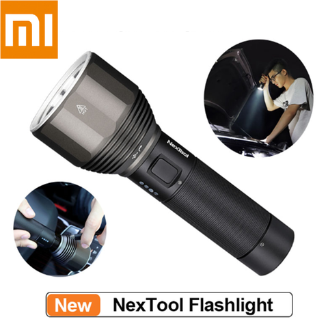 XIAOMI mijia NexTool Rechargeable Flashlight 2000lm 380m 5 Modes IPX7 Waterproof LED light Type-C Seaching Torch for Camping ► Photo 1/6