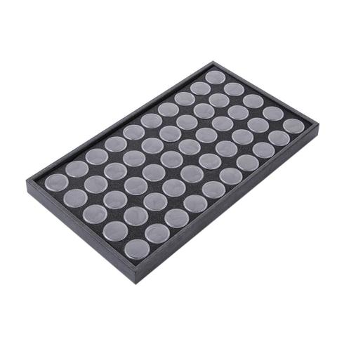 50 Slots Case Holder Storage Box Manicure Tool Nail Art Jewelry Display Empty Container Gems Glitter Powder Plate With Cover ► Photo 1/6