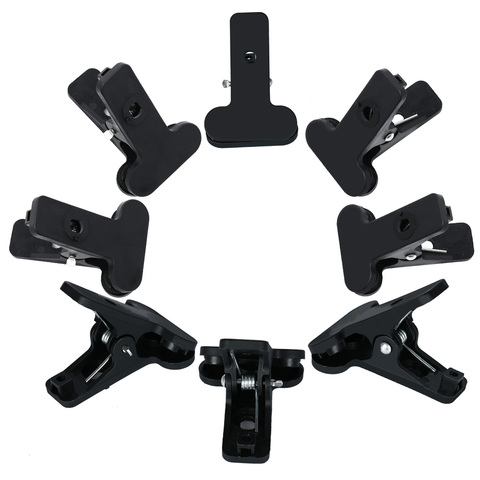 Photography Heavy Duty Muslin Strong Clamps Use for Background Stand Fixed Backdrop Cloth,8Pcs Clips Pack ► Photo 1/6