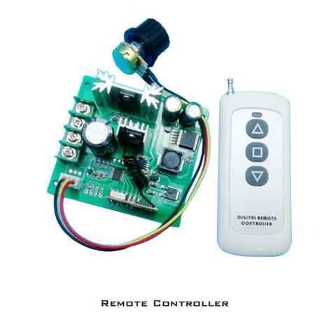 DC12V-DC35V Motor Remote control Digital Display PWM Stepless Speed Regulator ► Photo 1/5