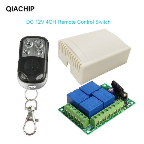 Smart Home 433MHz DC 12V 1CH Wireless Remote Switch Relay Receiver Transmitter Universal Remote Control Switch Module and RF Transmitter Remote
