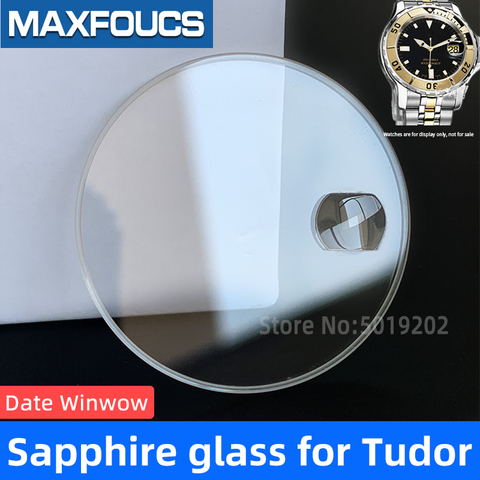 Sapphire glass lens Suitable for Tudor brand the little Prince and Princess Watch cryastal accessories parts for 72033 92413 ► Photo 1/6