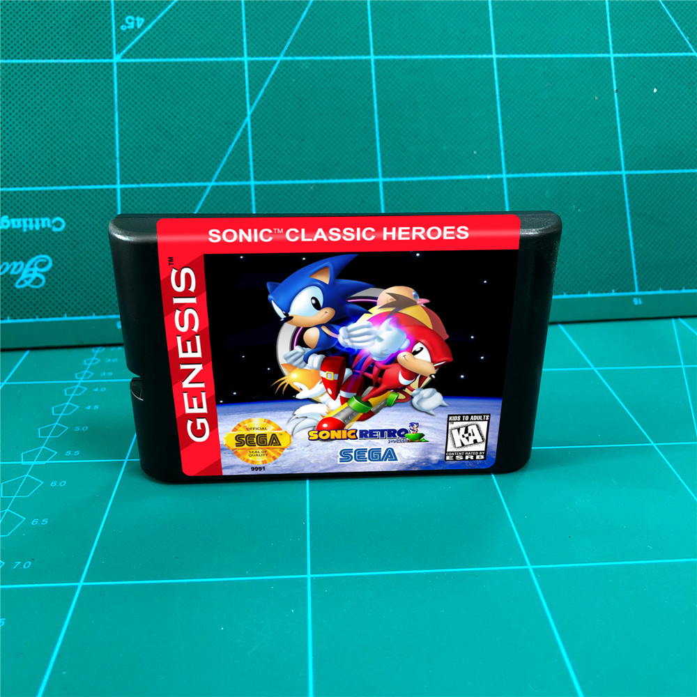 Sonic Classic Heroes Sega Genesis Video Game