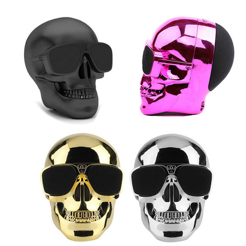 Bluetooth Speaker Wireless Sunglass Skull Shape Speaker Mobile Subwoofer Multipurpose Portable Speaker ► Photo 1/6