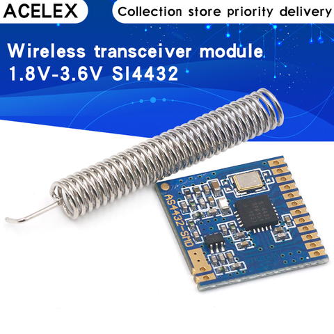 SI4432 wireless module 1000meters long distance 240-960mhz Special promotions ► Photo 1/6