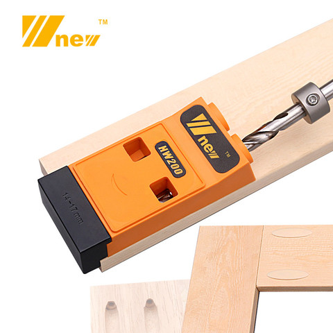 9mm Drill Oblique Pocket Hole Jig Kit System Woodworking Inclined Hole Puncher Locator W/ Step Drill Bit & Accessories ► Photo 1/6