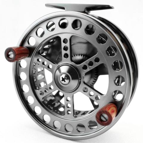 CNC MACHINED ALUMINUM CENTER PIN CENTREPIN FLOATING REEL 108MM 4 1/4 INCH STEELHEAD SALMON TROTTING FISHING ► Photo 1/5