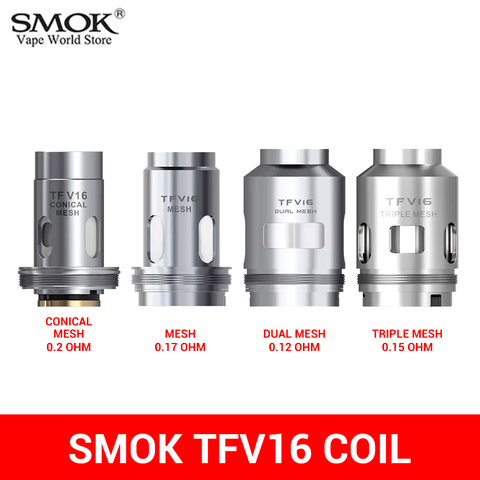 3PC Vape SMOK TFV16 Tank Coil Fit For TFV16 Tank Mag P3 G-Priv 3 Box Mod Cigarette Electronique Mesh Coil S1668 ► Photo 1/6