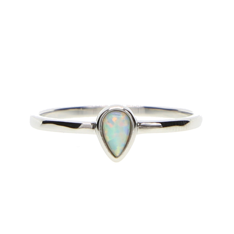 high quality jewelry 925 sterling silver matal tear drop opal Etsys minimal jewelry drop shipping 925 silver opal ring ► Photo 1/6