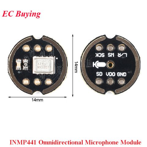 INMP441 Omnidirectional Microphone Module I2S Interface MEMS for ESP32 Mini High Precision Low Power Sensor Ultra Small Volume ► Photo 1/6