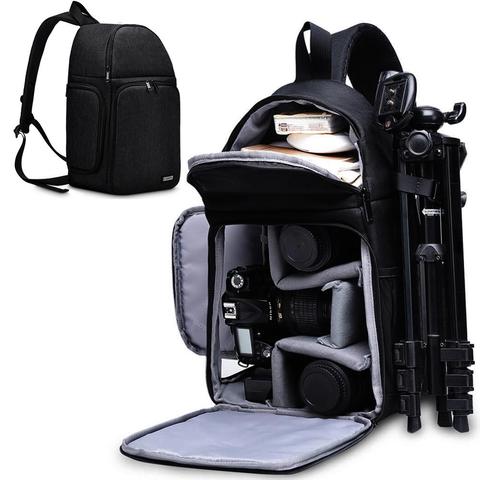 CADeN Camera Bag Backpacks Shoulder Sling Bag Waterproof Nylon Shockproof Scratch Resistant DSLR Men Women for Canon Nikon Sony ► Photo 1/6