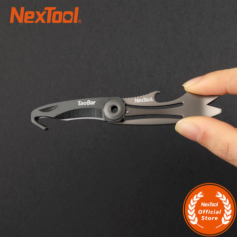 NE0086 NEXTOOL TaoBar Multi-function EDC Box Opener Box Cutter Mini Rescue Knife Key Sized Multi-tool Creative Tools ► Photo 1/6