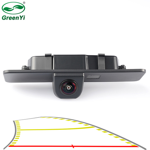 HD 4089T Vehicle Dynamic Trajectory Parking Line Car Rear View Reverse Backup Camera For Subaru Legacy 07-12 License Plate Light ► Photo 1/1