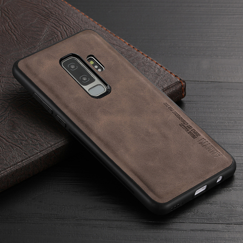 Leather case for Samsung Galaxy S8 S9 Plus Case TPU bumper Case for Samsung Galaxy S8 S9 Plus Note 9 10 Case Case ► Photo 1/5