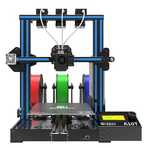 Geeetech A10T 3D Printer 3 in 1 out Mix-color Upgrade GT2560 V4.0 Controlboard Open Source 220x220x250mm LCD2004 FDM CE ► Photo 1/6