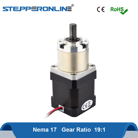 Nema 17 Stepper Motor Gear Ratio 19:1 Planetary Gearbox 42 Motor Extruder 1.68A L=48mm Nema17 Stepping Motor ► Photo 1/4