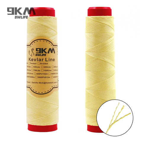 9KM 70lb / 150lb Twisted Kite String Kevlar line for Outdoor Beach Kite Flying Kevlar Line Outdoor Camping ► Photo 1/6