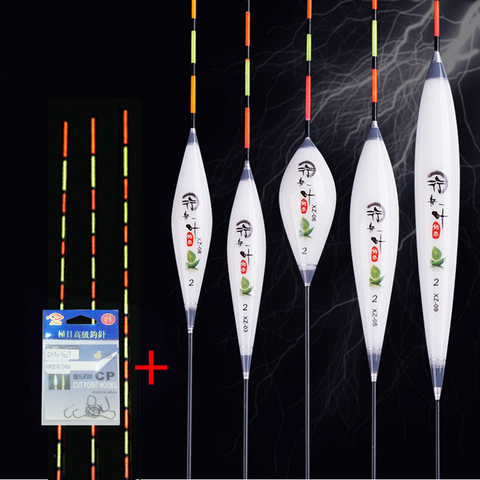 3pcs/lot Composite Nano Fishing Floats 1-3# Flotador Pesca 10