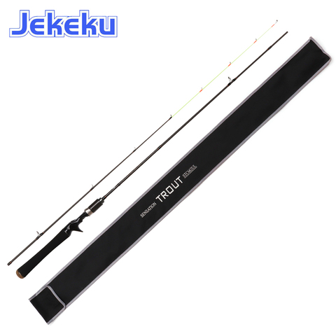 JEKEKU 1.91m 24+30T Carbon UL Fishing Rod Solid Tip Sensation Spinnin Fishing Rod Rock Fishing Trout Rod Baitcasting Fishing Rod ► Photo 1/6