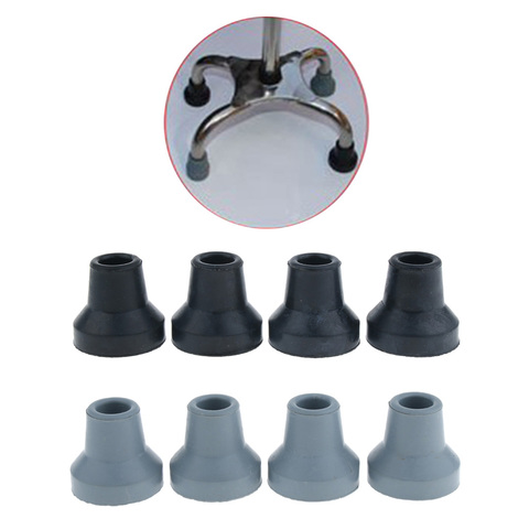 4 Pcs Crutch Canes Leg Rubber Tips Stick Ferrule Bottoms End,Heavy Duty,Anti-skid ► Photo 1/6