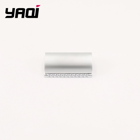 Yaqi Matte Chrome Color Scalloped Bar Double Edge Safety Razor Head ► Photo 1/3