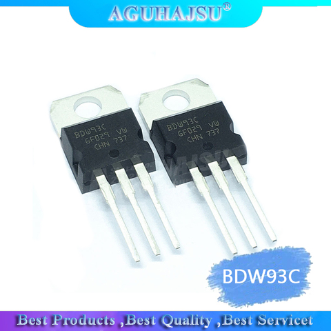 10PCS BDW93C TO-220 BDW93 TO220 NPN Darlington Transistor new original 12A 100V ► Photo 1/1