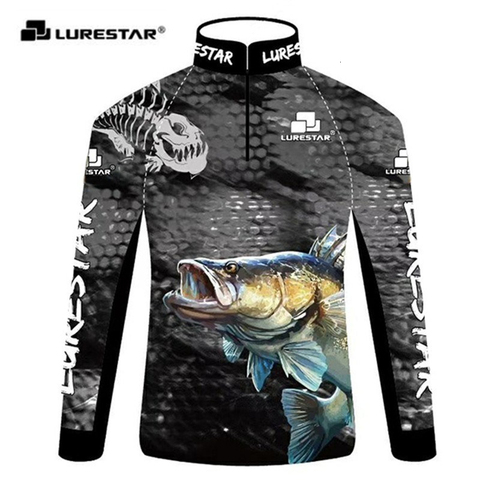 Professional Fishing Clothes Lightweight Soft Sun Clothing UV Jersey Bass Long Sleeve Black T shirt Pants Outdoor Hunting Waders ► Photo 1/6
