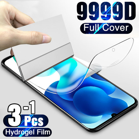 Screen Protector For Xiaomi Mi Note 10 10T Pro Lite Full Cover Hydrogel Film For Xiamo Mi 10 Lite 9 8 SE CC9 Pro A2 MIX 2 S 3 F1 ► Photo 1/6