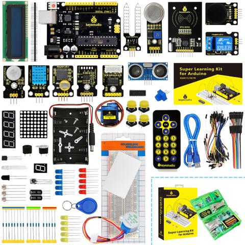 NEW Upgraded Keyestudio Super Starter kit with V4.0 Board for Arduino Starter kit for UNOR3 32Projects + Tutorial W/Gift Box ► Photo 1/6