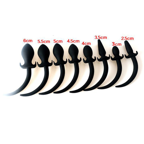 Silicone dog slave tails anal Plug butt plug for anal sex toys role play ► Photo 1/6